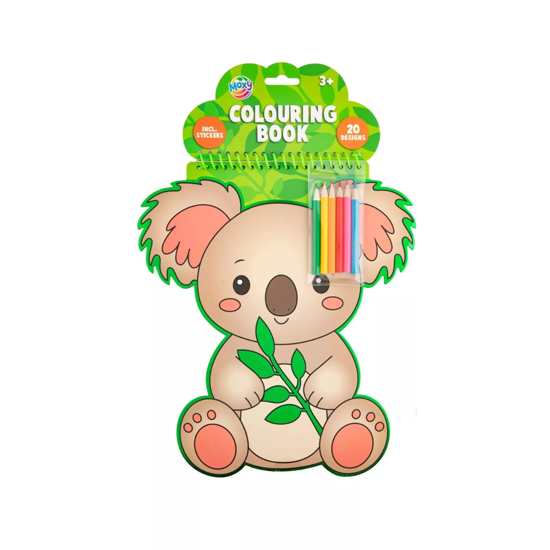 Kleurboek & Watercolour Set – Koala Jungle Thema – Kleurboek voor Kinderen – Water Kleurboek – 20 Pagina’s – Speelgoed 4 Jaar / 5 Jaar