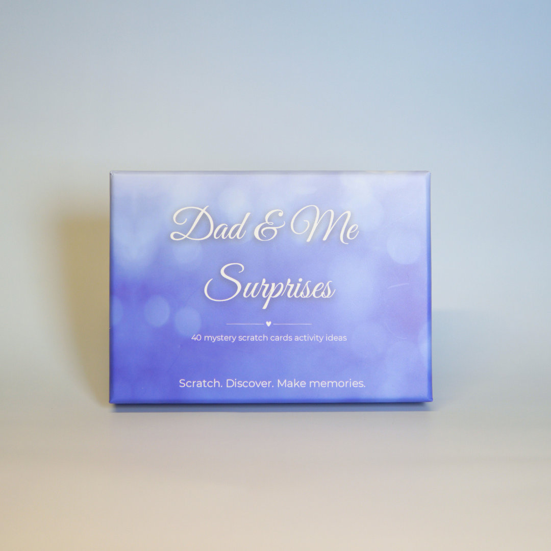 Dad & Me Surprises is een interactief cadeau voor papa met leuke activiteiten om samen te beleven