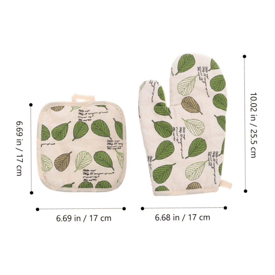 Ovenwant set met pannenlap, perfect voor dagelijks gebruik