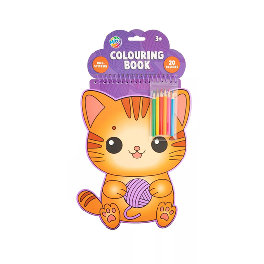 Kleurboek voor Kinderen Unicorn – Water Kleurboek + Katten Kleurboek met Stickers – 20 Pagina’s – Waterkleuren Set