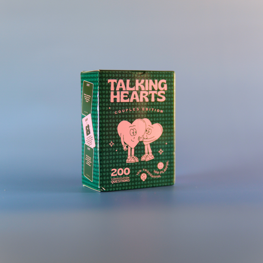 Praatspel Talking Hearts voor koppels, ideale jubileum of verjaardagscadeau