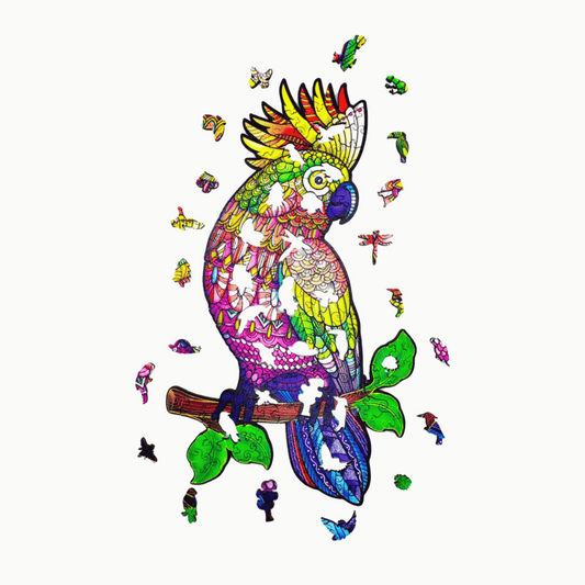 Unieke houten papegaai puzzel ideaal als cadeau