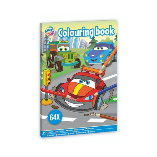 Auto’s Kleurboek Set – 64 Pagina’s Kleurboek + Water Kleurboek – Paint With Water – Speelgoed voor Kinderen 4+