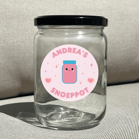 snoeppot gepersonaliseerd creatief uniek cadeau