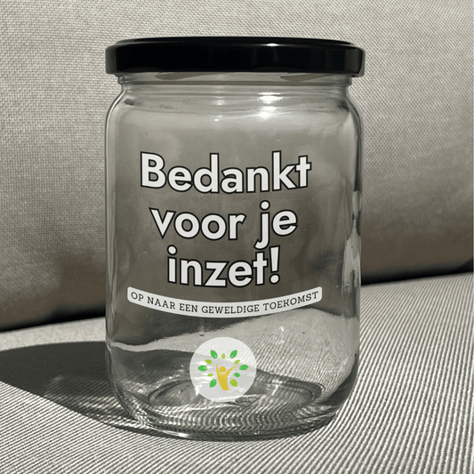 gepersonaliseerd zakelijk bedankje