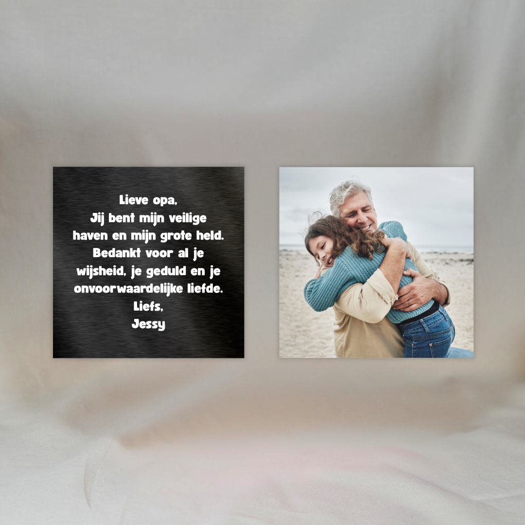 Gepersonaliseerde Fotomagneten (Set van 2): Opa ✧