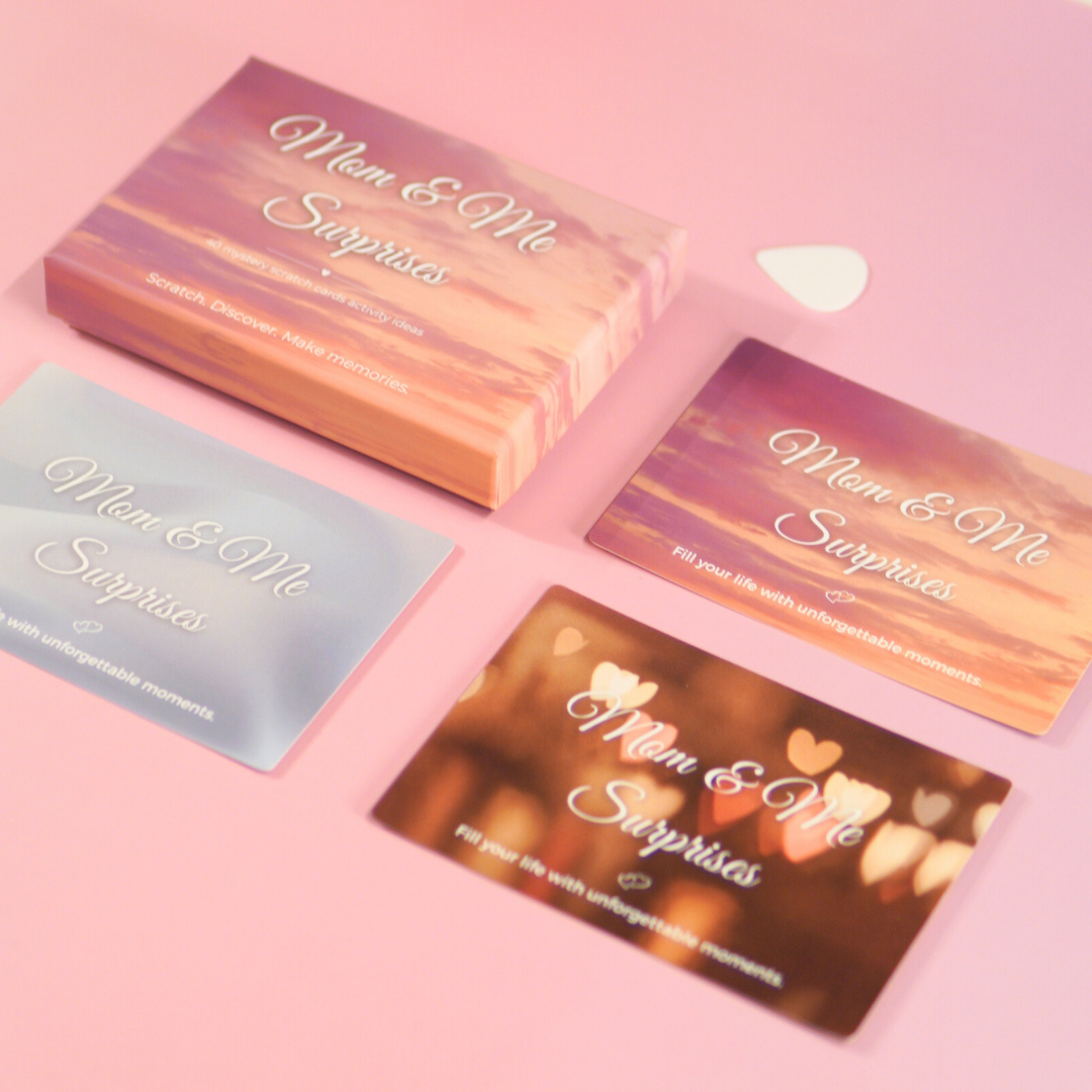 Mom & Me Surprises is een interactief cadeau voor mama met leuke activiteiten om samen te doen