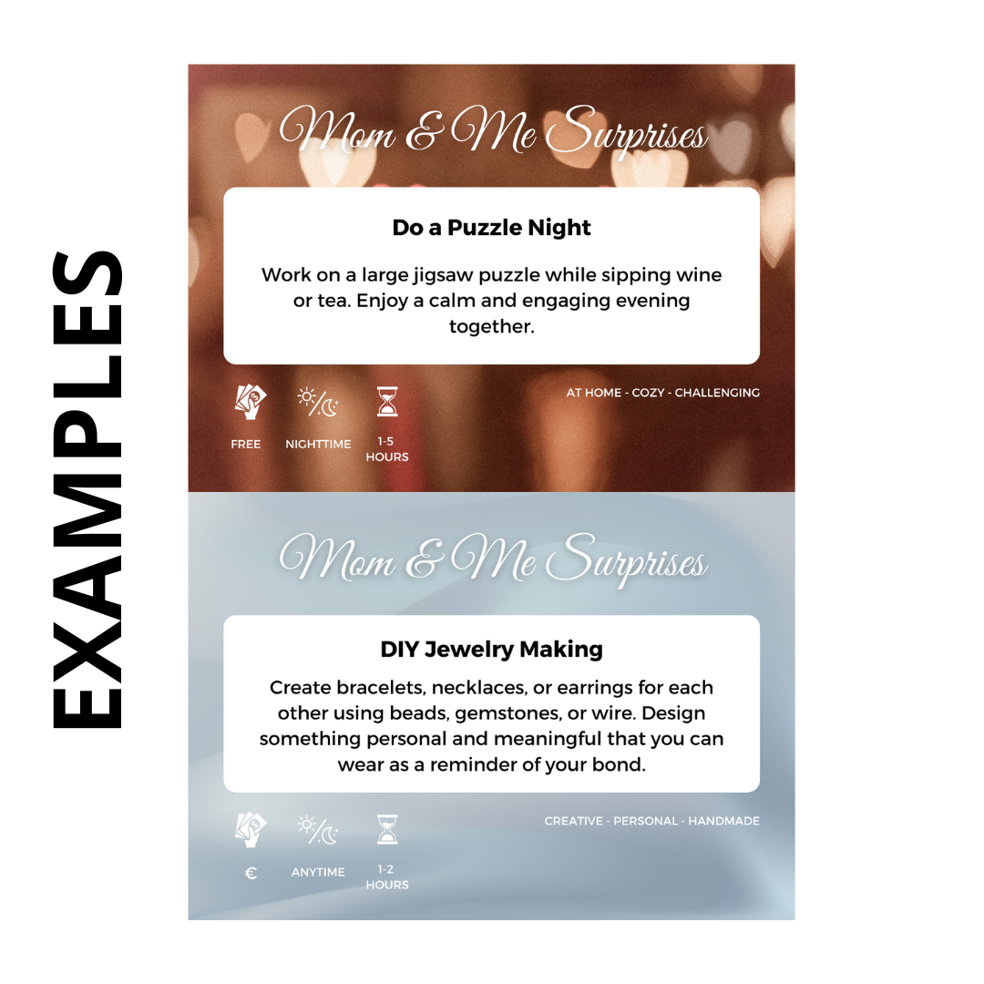 Verpakking Mom & Me Surprises scratch cards voor Moederdag