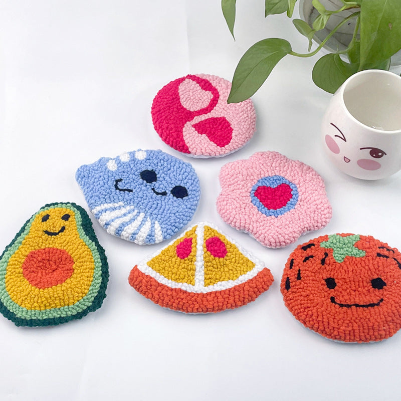 Onderzetters Punch Needle Set: Sweet & Sunny ✧