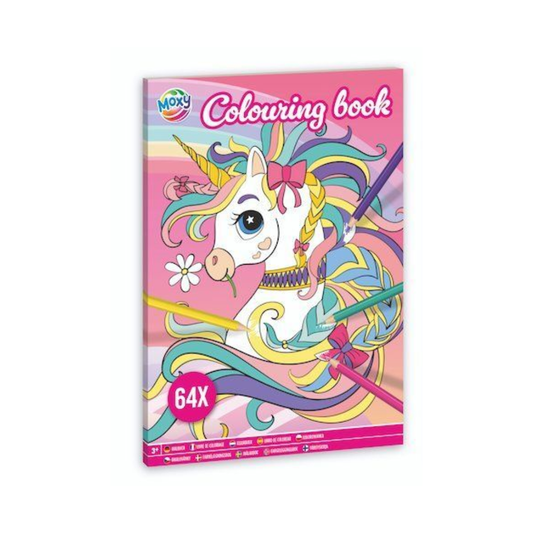 Unicorn Kleurboek Set – 64 Pagina’s Kleurboek + Water Kleurboek – Kleuren met Water – Creatief Speelgoed 4 & 5 Jaar