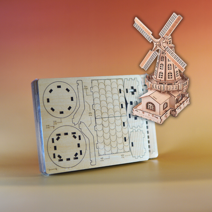 molen puzzel voor volwassenen houten puzzel