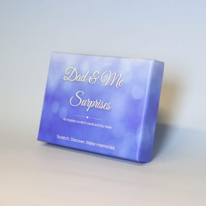 Origineel cadeau voor papa in de vorm van verrassingskaartjes – Dad & Me Surprises