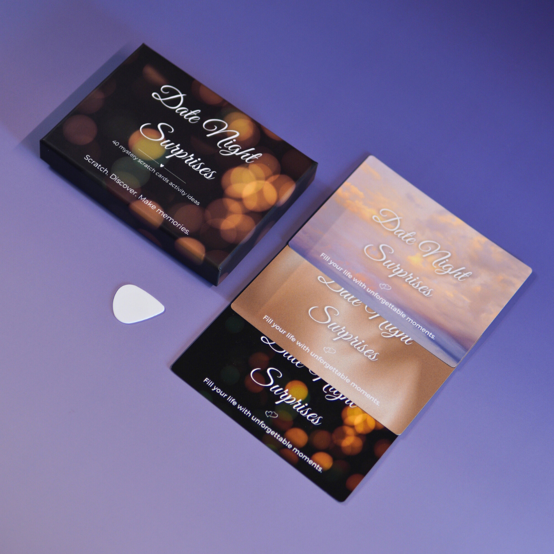 Uniek spel voor koppels met kaartjes vol verrassingen en leuke activiteiten – Date Night Surprises