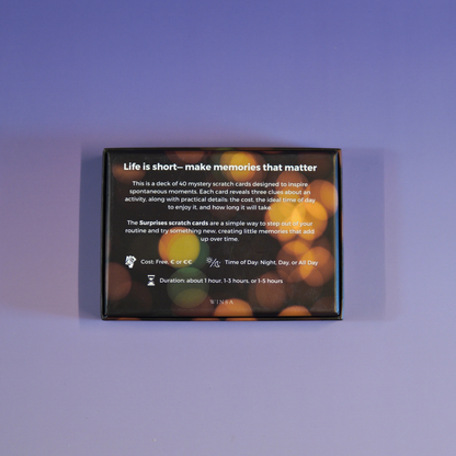 Romantisch spel voor koppels met creatieve date-ideeën in een verrassingsbox – Date Night Surprises