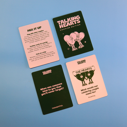 Origineel cadeau voor koppels: Talking Hearts gesprekskaarten