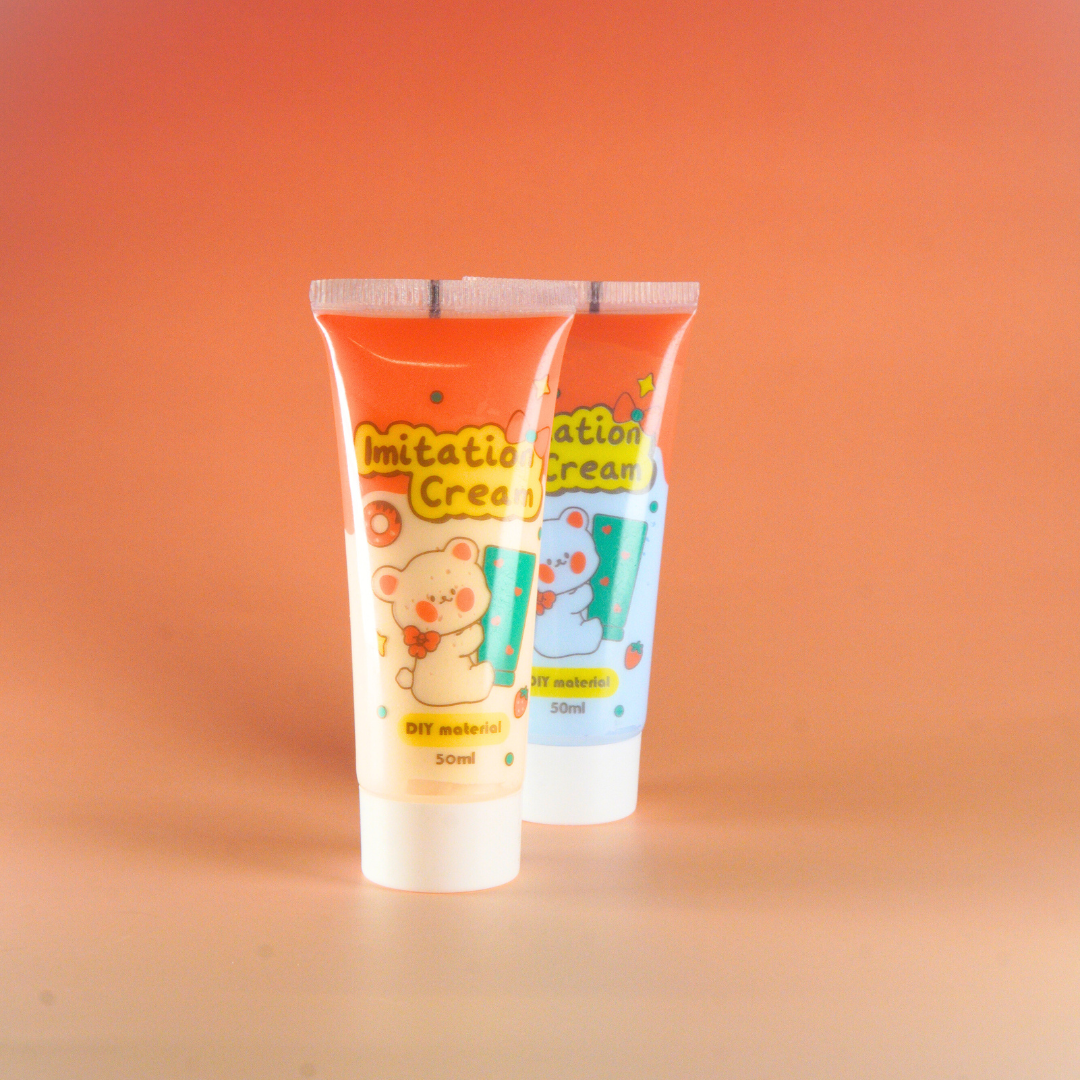 Decoden kit voor het maken van unieke handgemaakte haarspeldjes oranje blauw