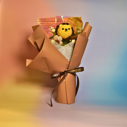 Gehaakt Bloemenboeket: Teddy Bear ✧