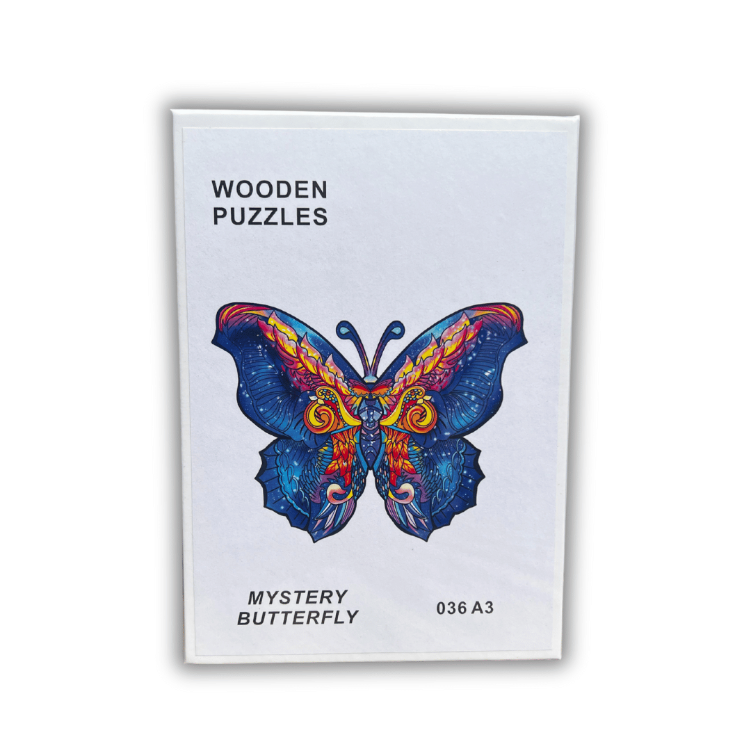 Houten dieren puzzel vlinder geschikt voor volwassenen