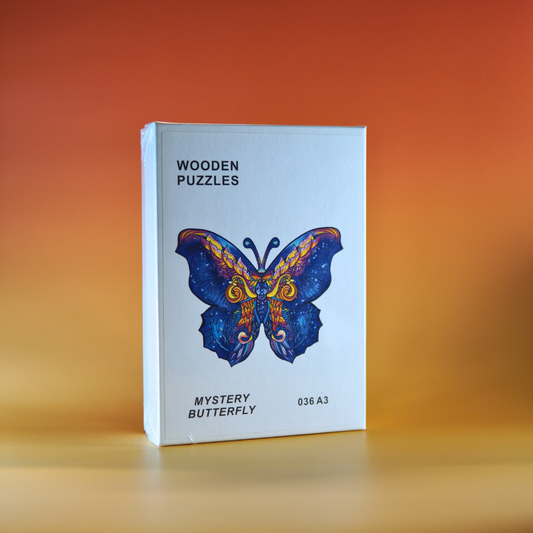 Houten dieren puzzel vlinder geschikt voor volwassenen