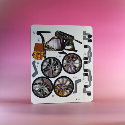 Houten 3D puzzel - Fiets (Zwart) - Puzzel - Houten puzzel volwassenen - Cadeau voor mannen