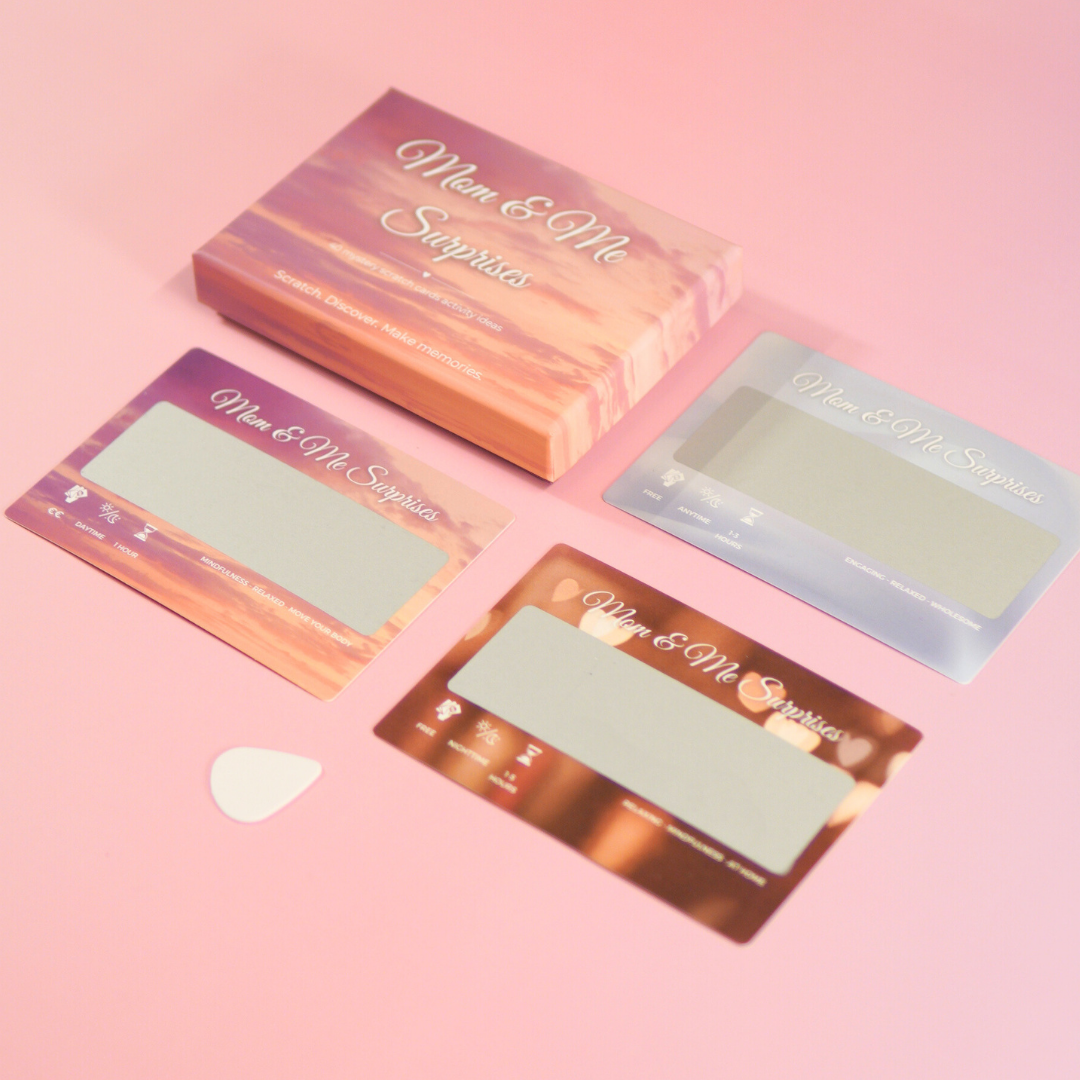 Verrassingsbox cadeau voor mama met activiteiten die moeder en kind samen kunnen beleven