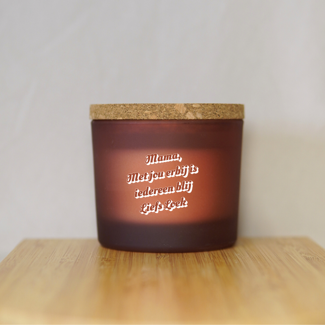 Gepersonaliseerde Geurkaars: Floral Blessings (Eigen tekst) ✧