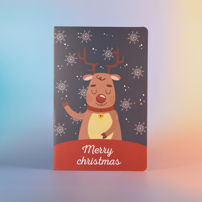 3D kerstkaarten set - Incl. envelop en sticker (6 stuks) - Kerstkaarten met enveloppen - Luxe kerstkaarten