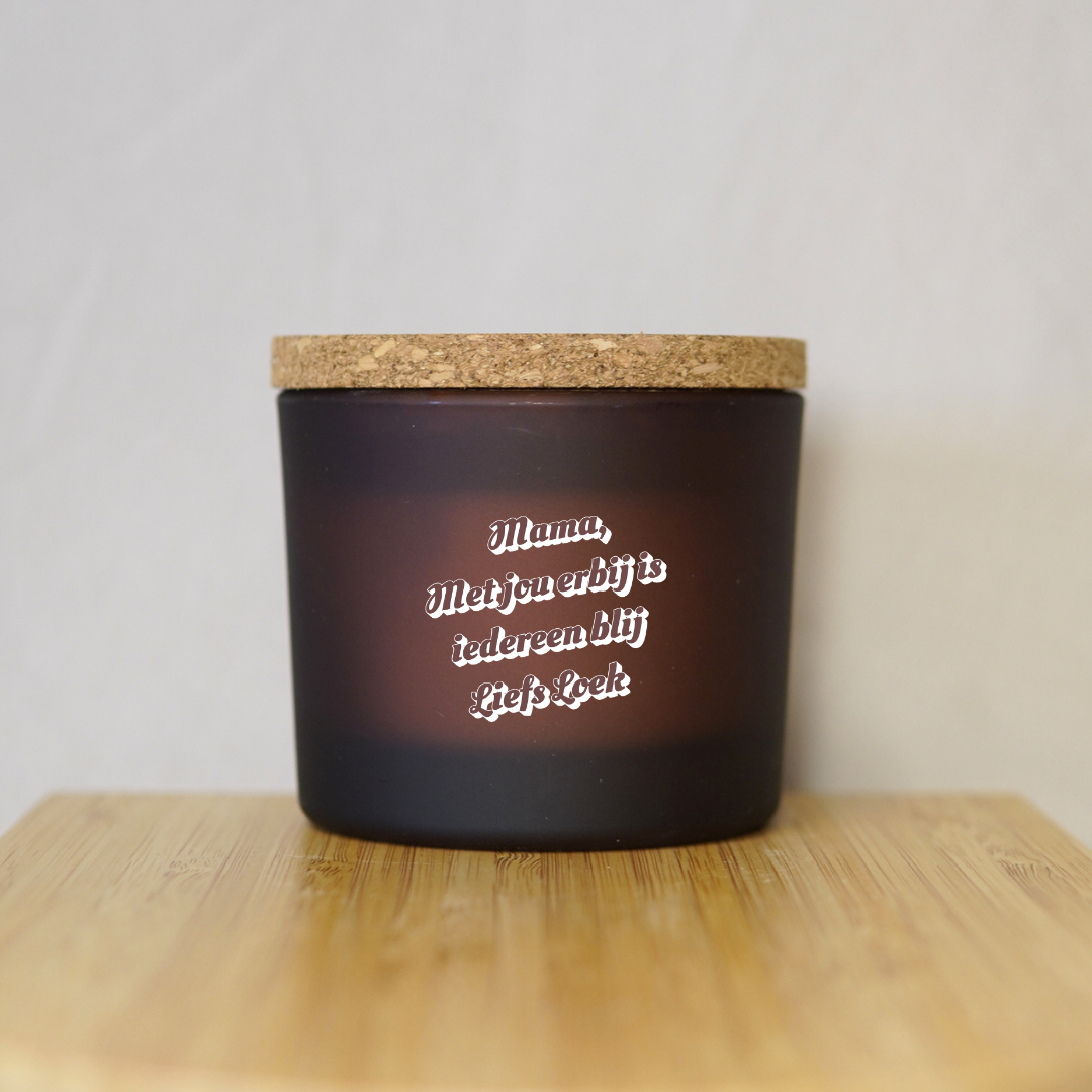Gepersonaliseerde Geurkaars: Oriental Softness (Eigen tekst) ✧