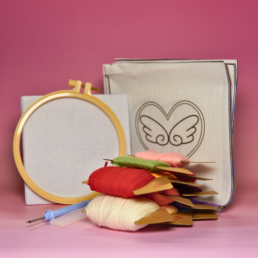 Punch needle set - Zelf onderzetters maken (6 stuks) - Hobbypakketten voor volwassenen