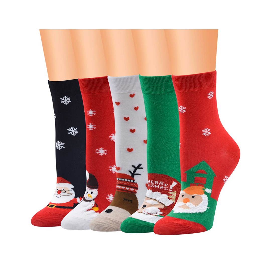 Kerstsokken set - 5 stuks (Schattige editie)