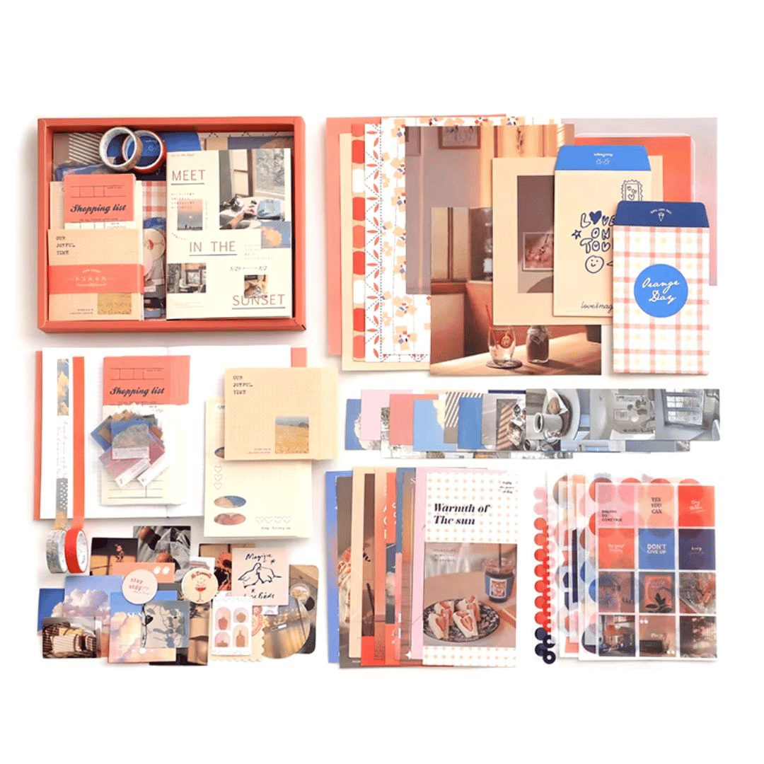 washi tape scrapbooking accessoires giftbox
