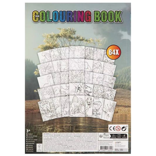 Dinosaur Kleurboek voor Kinderen – 64 Pagina’s – Dino Expedition – Stoer Dino Kleurboek – Vanaf 3 Jaar