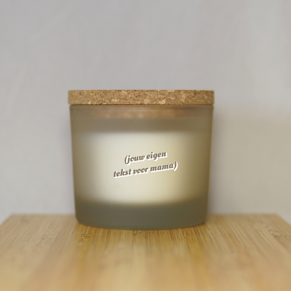 Gepersonaliseerde Geurkaars: Vanilla Delight (Eigen tekst) ✧