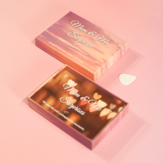 Mom & Me Surprises is een origineel en persoonlijk cadeau voor mama vol leuke ideeën
