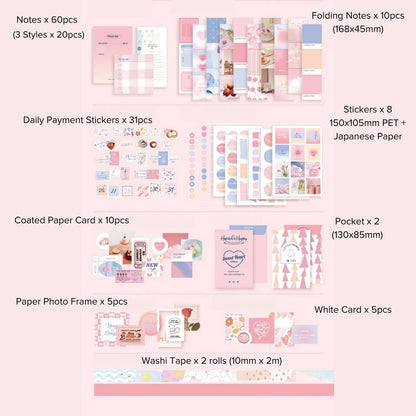 Stationary Set: Sweetheart Cupcake ✧