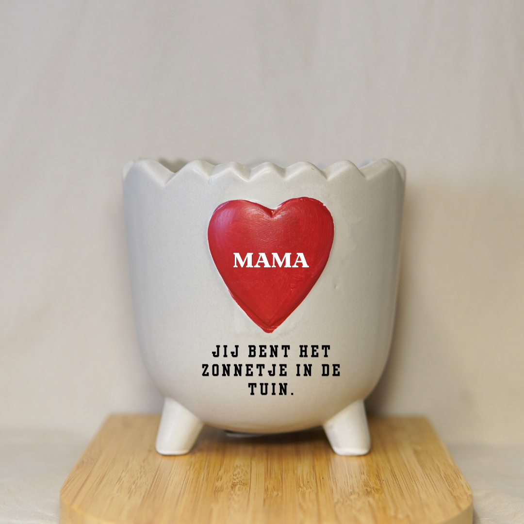 Bloempot Mama (Beige) ✧
