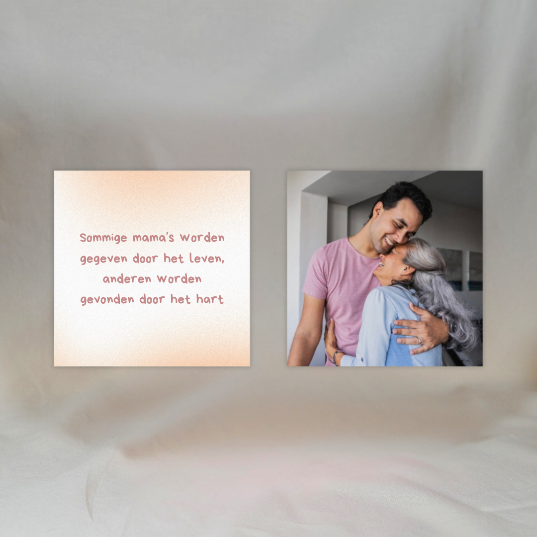 Gepersonaliseerde Fotomagneten (Set van 2): Bonusmama ✧