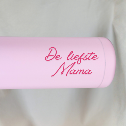 Thermosfles De Liefste Mama (Roze) ✧