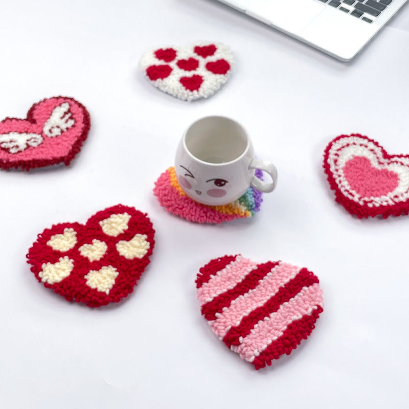 Onderzetters Punch Needle Set: Love is in the air ✧