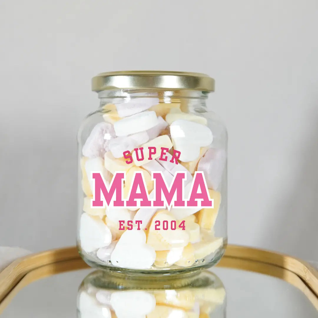 super mama moederdag cadeau bedrukt met eigen naam gemaakt in nederland