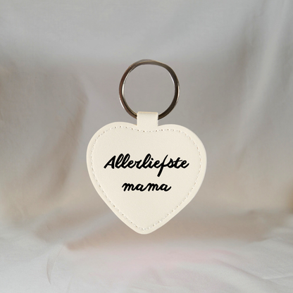 Gepersonaliseerde Fotomagneet en Sleutelhanger (Set van 2): Allerliefste Mama ✧