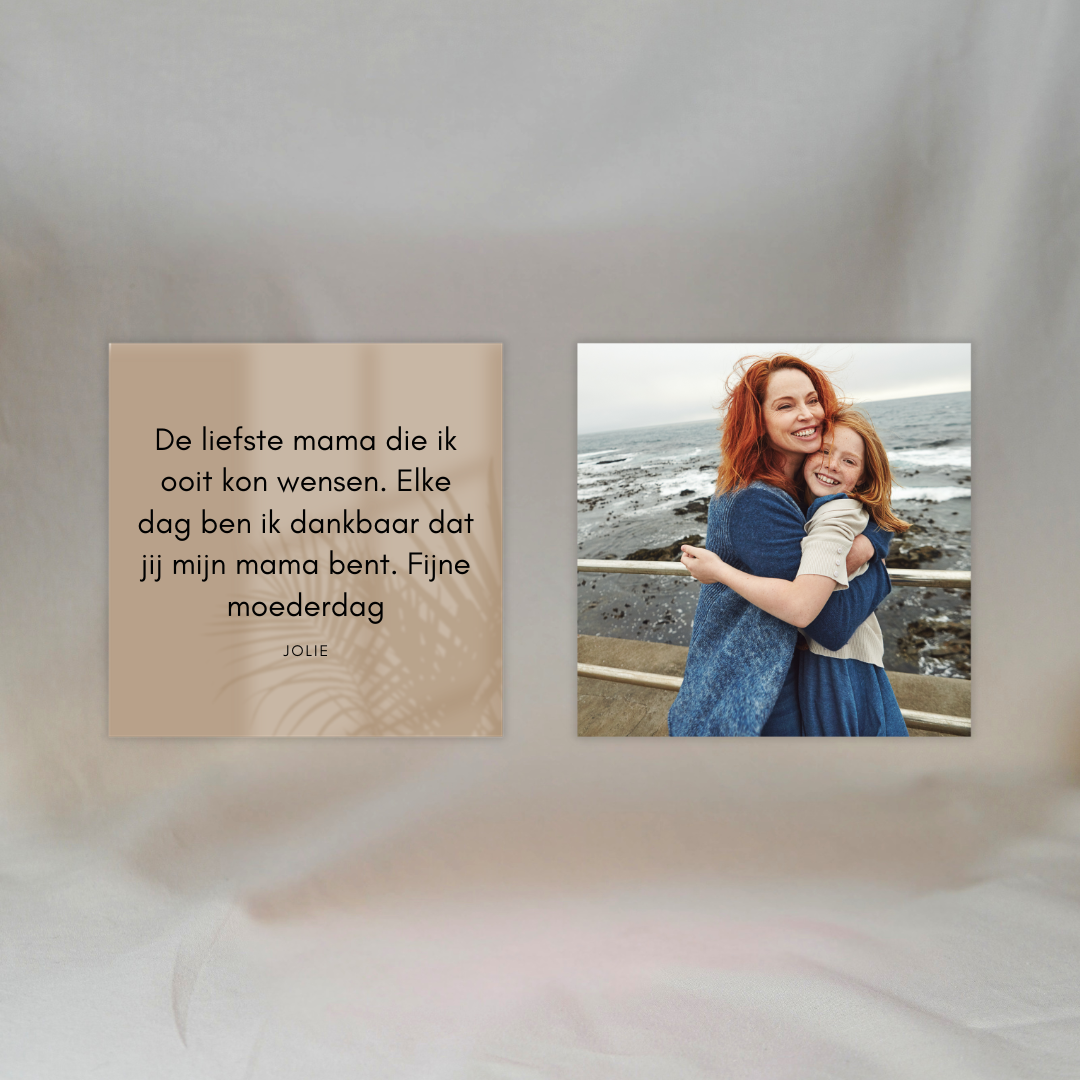 Gepersonaliseerde Fotomagneten (Set van 2): Mama ✧