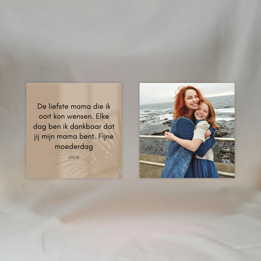 Gepersonaliseerde Fotomagneten (Set van 2): Mama ✧
