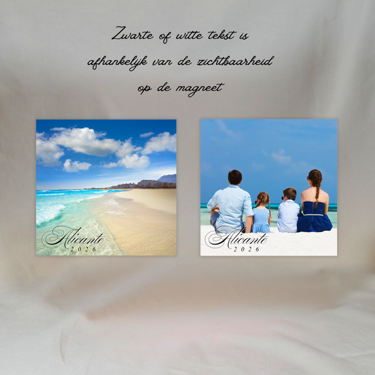 Gepersonaliseerde Fotomagneten (Set van 2): Vakantie ✧