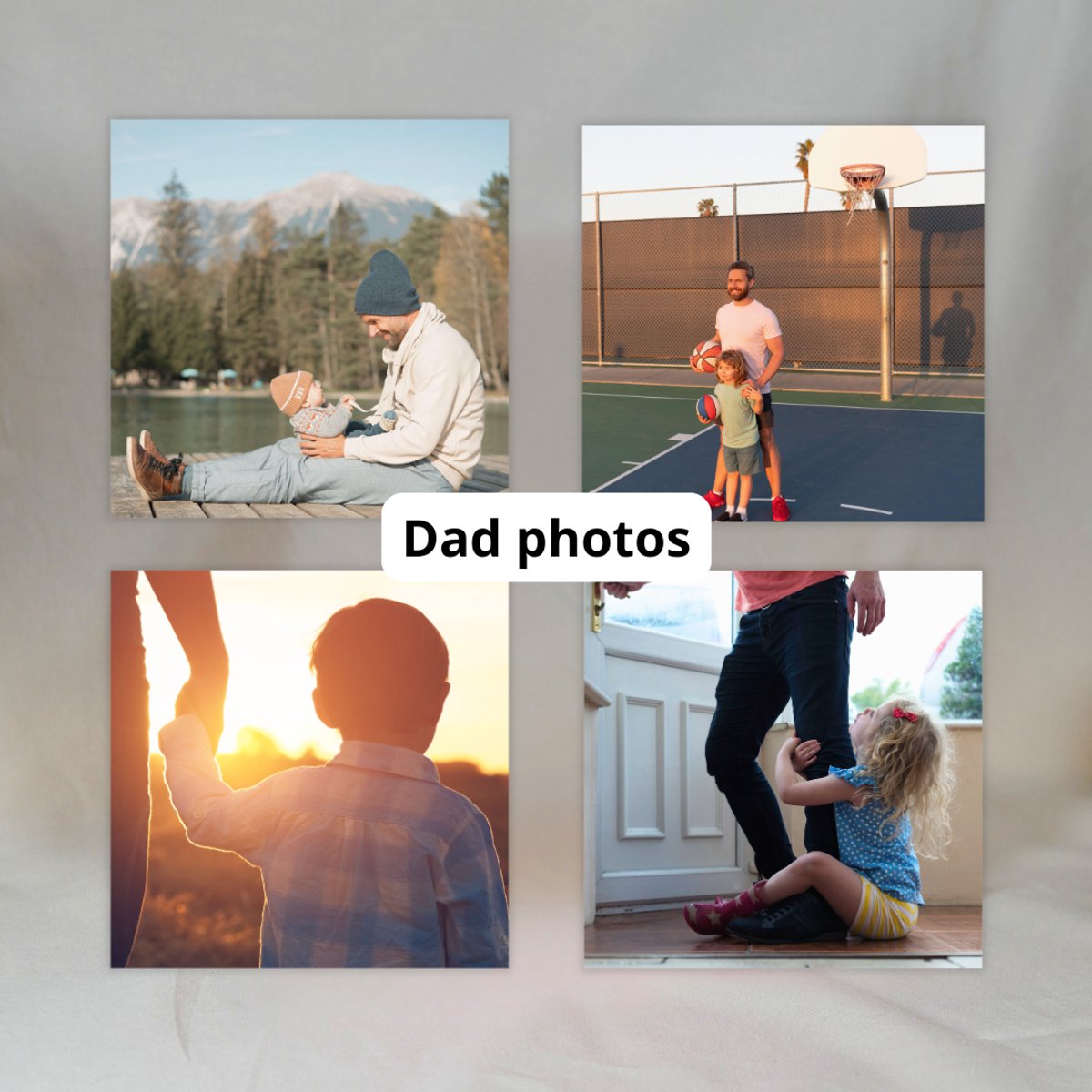 Gepersonaliseerde Fotomagneten (Set van 4) ✧