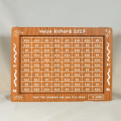 Gepersonaliseerde Spaarpot: Nieuwe woning