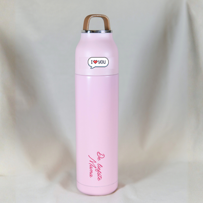 Thermosfles De Liefste Mama (Roze) ✧