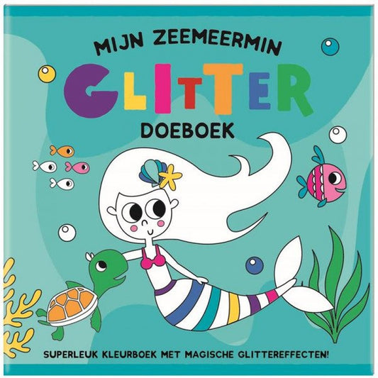 Doeboek glitter - Mijn Zeemeermin