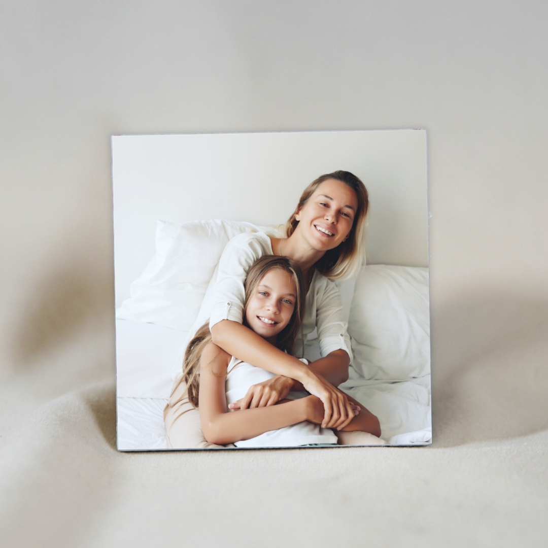 Gepersonaliseerde Fotomagneet en Sleutelhanger (Set van 2): Mama ✧