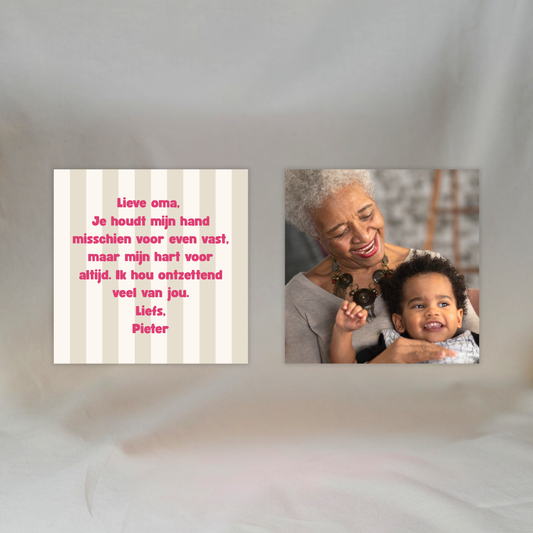 Gepersonaliseerde Fotomagneten (Set van 2): Oma ✧